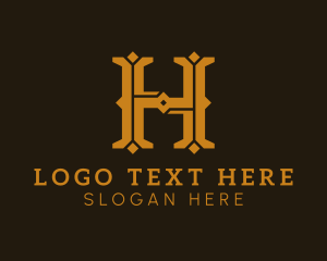 Startup Business Complex Letter H Logo