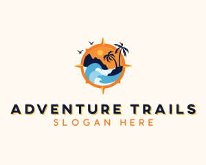 Tourist Travel Getaway logo design