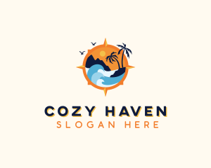 Tourist Travel Getaway logo design