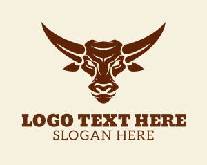 Dinner - Bull Meat Livestock logo design