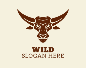 Horns - Bull Meat Livestock logo design