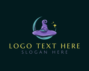 Hat - Mythical Wizard Hat logo design