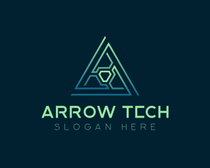 Developer Tech Pyramid logo design