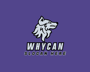 Mad Wolf Animal Logo