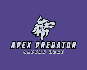 Predator - Mad Wolf Animal logo design
