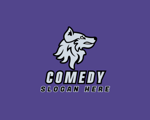 Wolf - Mad Wolf Animal logo design