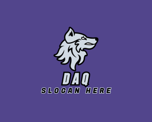 Avatar Clan - Mad Wolf Animal logo design