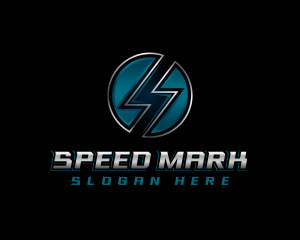 Electric Thunderbolt Lightning logo design