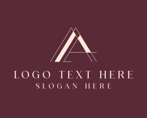 Design Studio - Deluxe Brand Letter A logo design