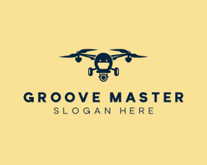 Videography - Quadcopter Drone Camera logo design