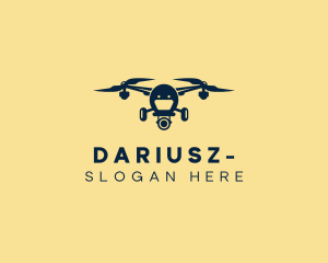 Aerial - Quadcopter Drone Camera logo design