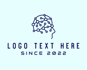 Artificial Intelligence - Human Mind Technology logo design