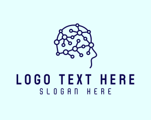 Person - Human Mind Technology logo design