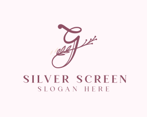 Floral Salon Letter G Logo