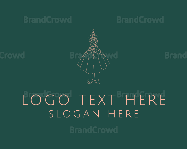 Decorative Dress Tailoring Logo