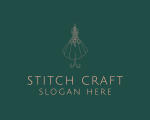 Needlework - Decorative Dress Tailoring logo design