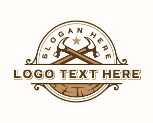 Lumber - Hammer Lumber Carpentry logo design