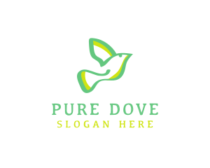 Dove - Nature Dove Pigeon logo design