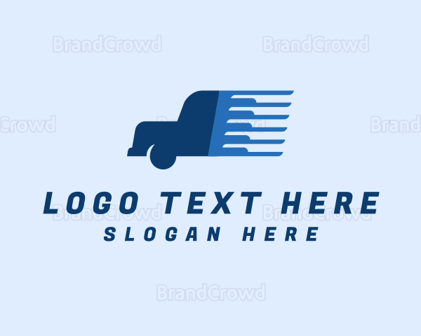 Fast Delivery Truck Logo