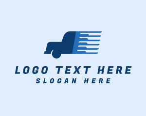 Distribution - Fast Delivery Truck logo design