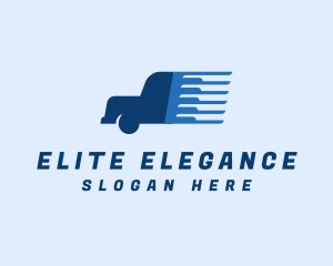 Fast Delivery Truck Logo