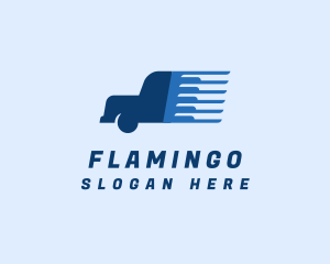 Fast Delivery Truck Logo