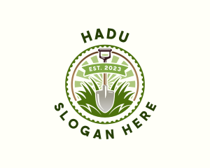 Gardening Yard Shovel  Logo