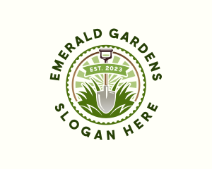 Gardening Yard Shovel  logo design