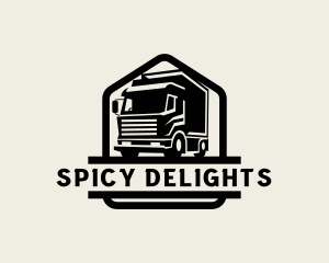 Logistics - Trucking Cargo Dispatch logo design