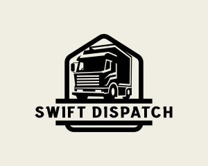 Dispatch - Trucking Cargo Dispatch logo design