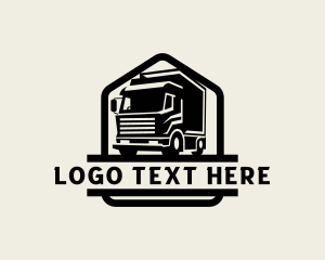 Truck - Trucking Cargo Dispatch logo design