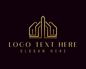 Office Space - Luxury Property Residential logo design