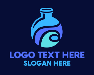 Science - Blue Science Laboratory logo design