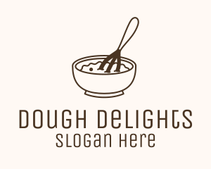 Dough - Cake Batter Bakery logo design