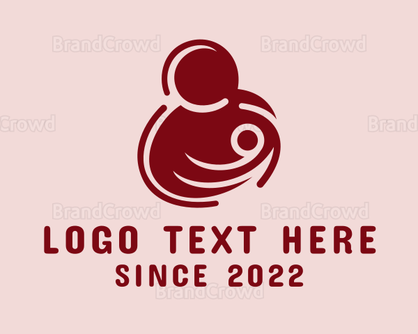 Maternity Pregnancy Breastfeed Logo