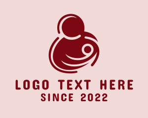 Ultrasound - Maternity Pregnancy Breastfeed logo design