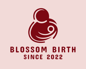 Maternity Pregnancy Breastfeed logo design