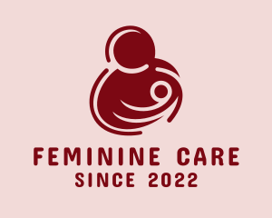 Gynecology - Maternity Pregnancy Breastfeed logo design