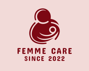 Gynecology - Maternity Pregnancy Breastfeed logo design