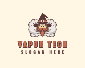 Vapor - Wizard Vaping Vape logo design