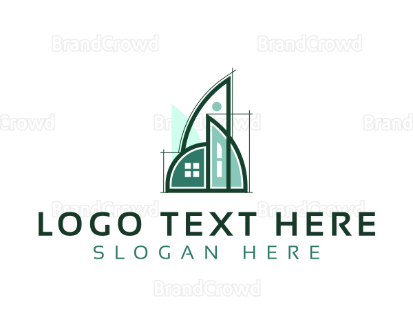 House Construction Architect Logo