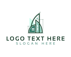 House Construction Architect Logo