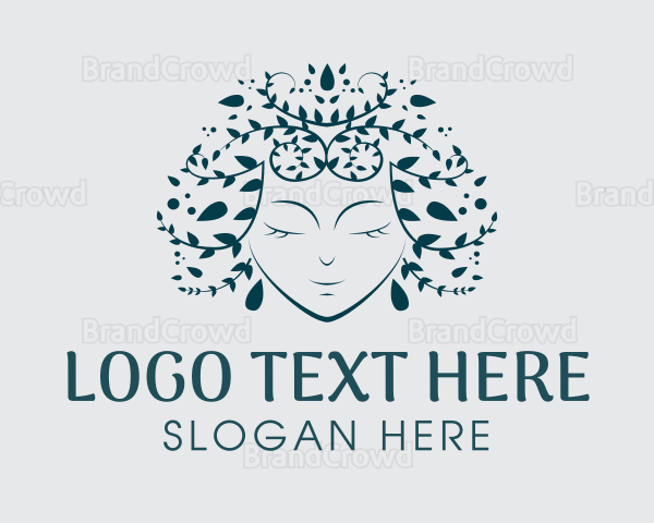 Organic Hair Salon Logo