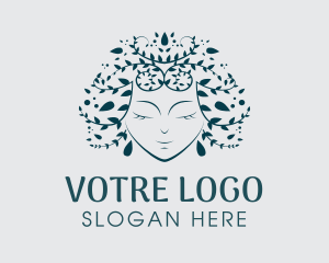 Organic Hair Salon Logo