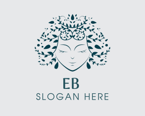 Girl - Organic Hair Salon logo design