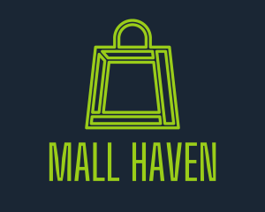 Minimalist Shopping Bag  logo design