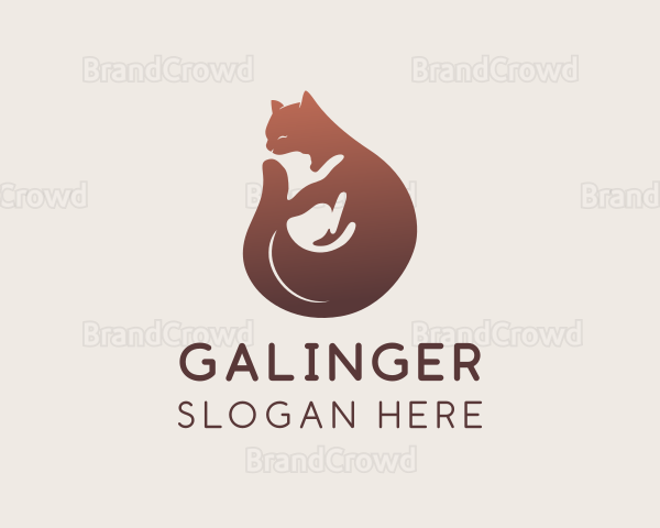 Gradient Cat Kitten Logo