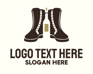 Club - Brown Boots Liquor logo design