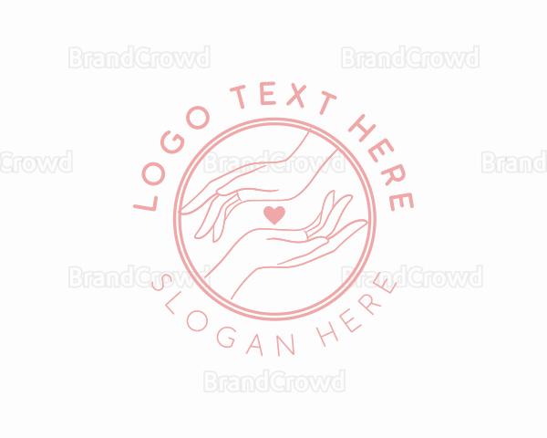 Hand Heart Shelter Logo | BrandCrowd Logo Maker