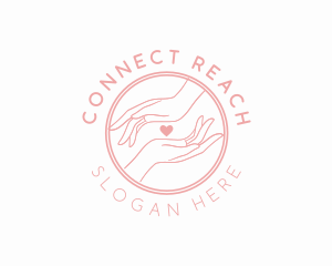 Outreach - Hand Heart Shelter logo design